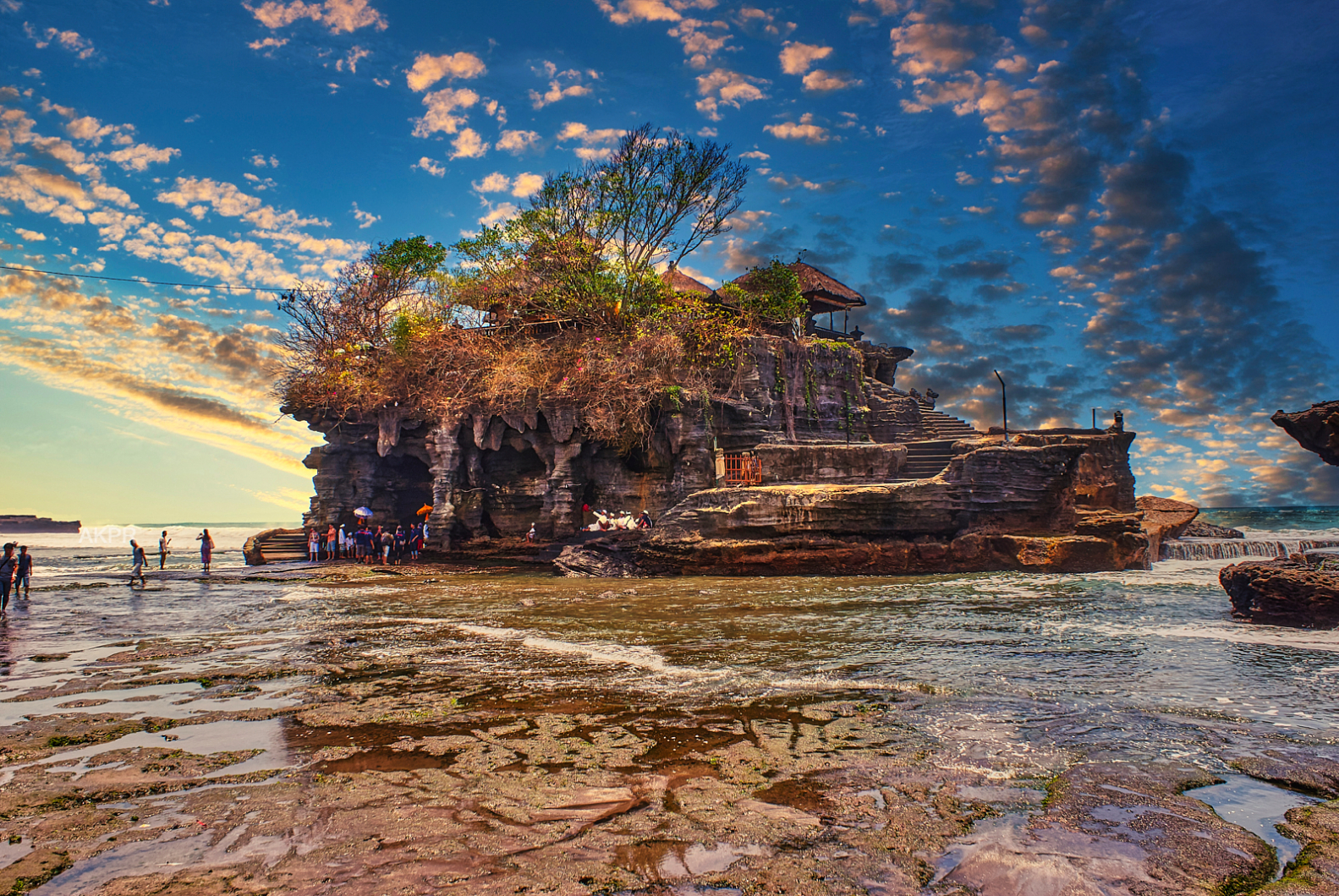 Tanah Lot im Sonnenuntergang